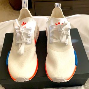 Men size Adidas shoes.